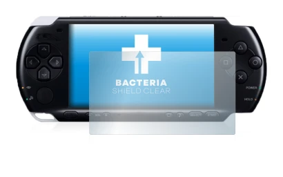 Image de l'appareil Sony PSP 3004 avec une grande variété de protections d'écran.