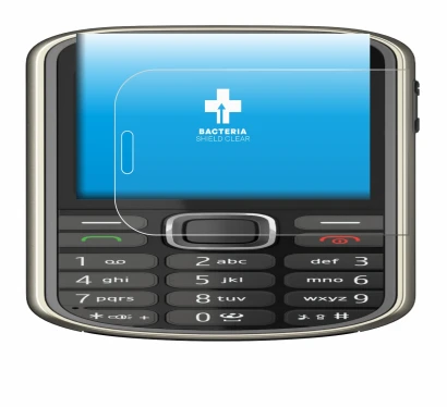 Image de l'appareil Nokia 3720 classic avec une grande variété de protections d'écran.