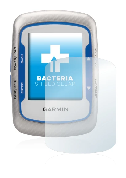 Image de l'appareil Garmin Edge 500 avec une grande variété de protections d'écran.