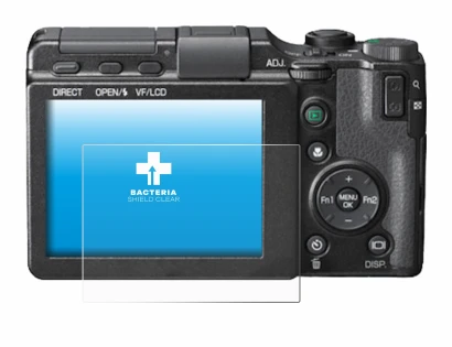 Image de l'appareil Ricoh GXR avec une grande variété de protections d'écran.
