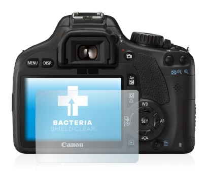 Image de l'appareil Canon EOS 550D avec une grande variété de protections d'écran.