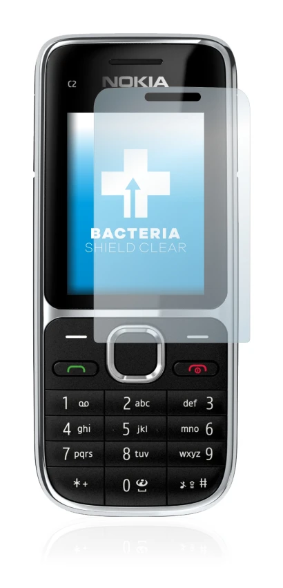 Image de l'appareil Nokia C2-01 avec une grande variété de protections d'écran.