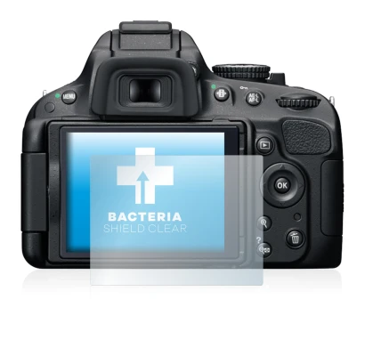 Image de l'appareil Nikon D5100 avec une grande variété de protections d'écran.