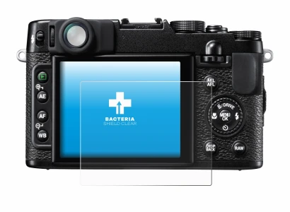 Image de l'appareil Fujifilm FinePix X10 avec une grande variété de protections d'écran.