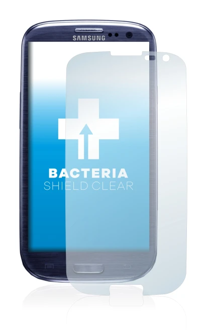 Image de l'appareil Samsung Galaxy S3 I9300 avec une grande variété de protections d'écran.