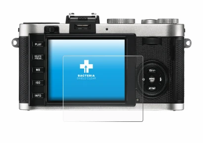 Image de l'appareil Leica X2 avec une grande variété de protections d'écran.
