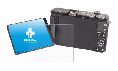 Image de l'appareil Samsung EX2F avec une grande variété de protections d'écran.