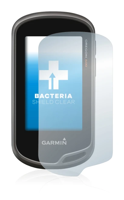 Image de l'appareil Garmin Oregon 650 avec une grande variété de protections d'écran.
