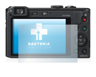 Image de l'appareil Panasonic Lumix DMC-LF1 avec une grande variété de protections d'écran.