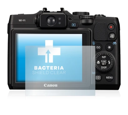 Image de l'appareil Canon PowerShot G16 avec une grande variété de protections d'écran.
