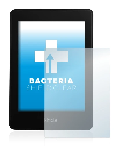 Image de l'appareil Amazon Kindle Paperwhite 2013 avec une grande variété de protections d'écran.