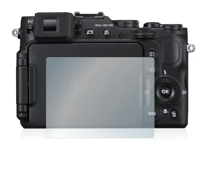 Image de l'appareil Nikon Coolpix P7800 avec une grande variété de protections d'écran.