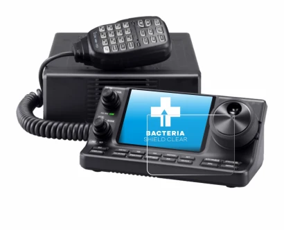 Image de l'appareil Icom IC-7100 avec une grande variété de protections d'écran.