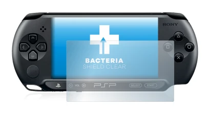 Image de l'appareil Sony PSP 2000 avec une grande variété de protections d'écran.