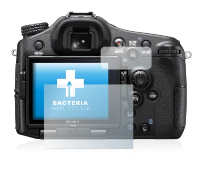 Image de l'appareil Sony Alpha 77 II (SLT-A77 II) avec une grande variété de protections d'écran.