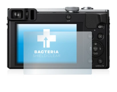 Image de l'appareil Panasonic Lumix DMC-TZ70 avec une grande variété de protections d'écran.