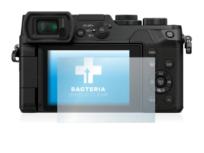 Image de l'appareil Panasonic Lumix DMC-GX8 avec une grande variété de protections d'écran.