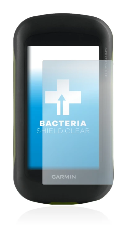 Image de l'appareil Garmin Montana 610 avec une grande variété de protections d'écran.