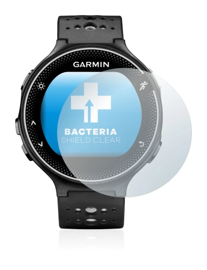 Image de l'appareil Garmin Forerunner 230 avec une grande variété de protections d'écran.