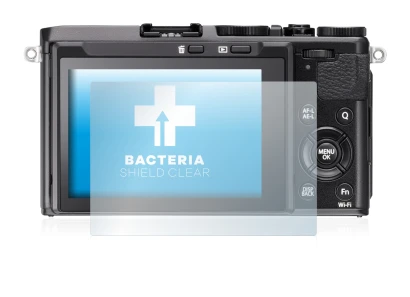 Image de l'appareil Fujifilm FinePix X70 avec une grande variété de protections d'écran.