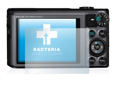 Image de l'appareil Canon PowerShot SX720 HS avec une grande variété de protections d'écran.