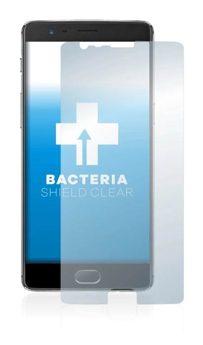 Image de l'appareil OnePlus 3 avec une grande variété de protections d'écran.