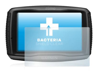 Image de l'appareil Garmin zumo 595LM avec une grande variété de protections d'écran.