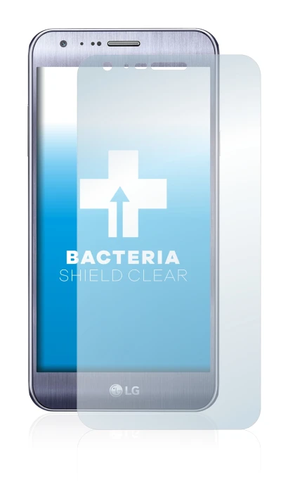 Image de l'appareil LG X Mach avec une grande variété de protections d'écran.