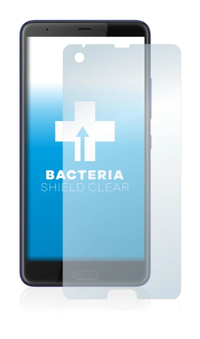 Image de l'appareil HTC U Ultra avec une grande variété de protections d'écran.