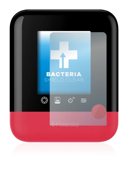 Image de l'appareil Polaroid Pop avec une grande variété de protections d'écran.