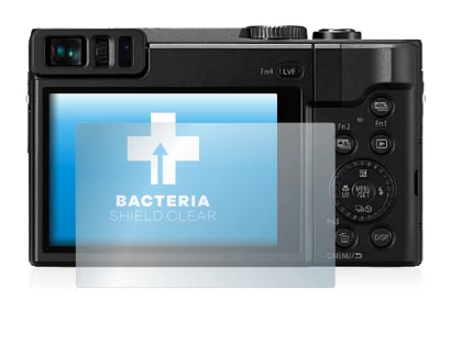 Image de l'appareil Panasonic Lumix DC-TZ91 avec une grande variété de protections d'écran.