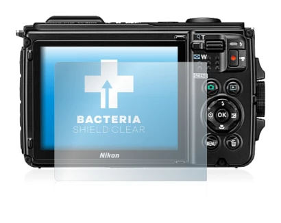 Image de l'appareil Nikon Coolpix W300 avec une grande variété de protections d'écran.