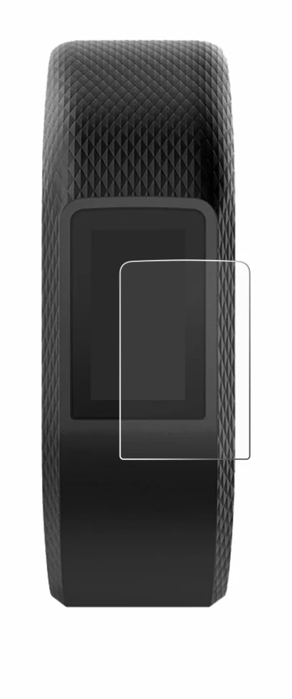Image de l'appareil Garmin Vivosport avec une grande variété de protections d'écran.