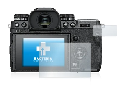 Image de l'appareil Fujifilm X-H1 avec une grande variété de protections d'écran.