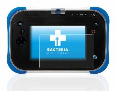 Image de l'appareil Vtech Storio Max 2.0 avec une grande variété de protections d'écran.