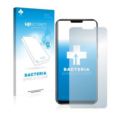 Face avant d’un emballage produit avec le logo de la marque upscreen. À côté, l’appareil ASUS ZenFone 5 ZE620KL est représenté