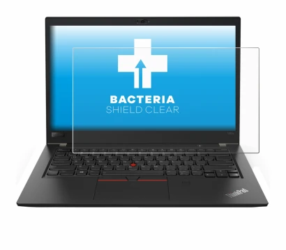 Image de l'appareil Lenovo ThinkPad T480s avec une grande variété de protections d'écran.