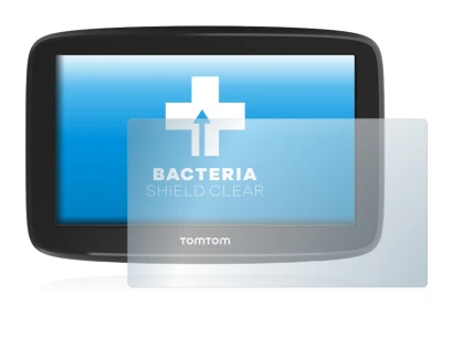 Image de l'appareil TomTom GO Basic 5" avec une grande variété de protections d'écran.