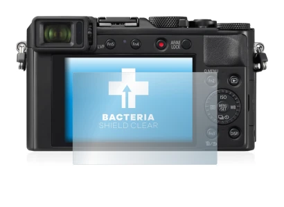 Image de l'appareil Panasonic Lumix DC-LX100 II avec une grande variété de protections d'écran.