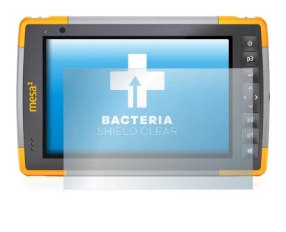 Image de l'appareil Juniper Systems Mesa 2 Rugged Tablet avec une grande variété de protections d'écran.