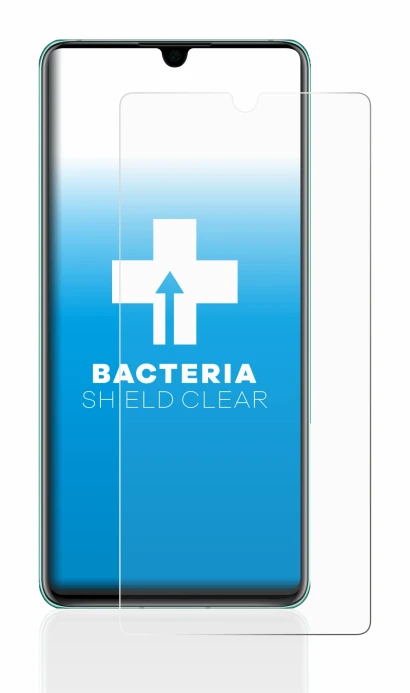 Image de l'appareil Huawei P30 avec une grande variété de protections d'écran.