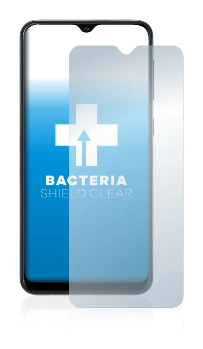 Image de l'appareil Samsung Galaxy A10 avec une grande variété de protections d'écran.