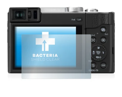 Image de l'appareil Panasonic Lumix DC-TZ96 avec une grande variété de protections d'écran.