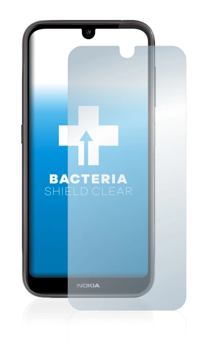 Image de l'appareil Nokia 4.2 avec une grande variété de protections d'écran.