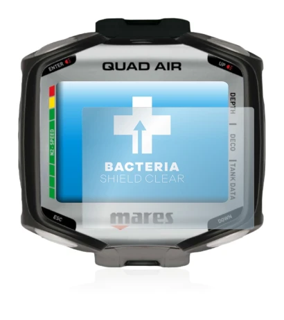 Image de l'appareil Mares Quad Air avec une grande variété de protections d'écran.