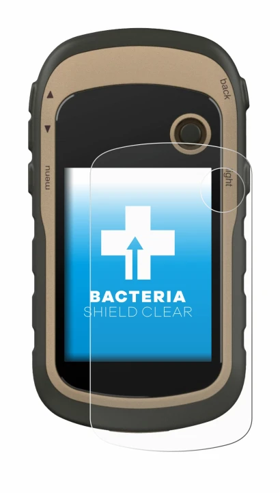 Image de l'appareil Garmin eTrex 32x avec une grande variété de protections d'écran.