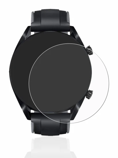 Image de l'appareil Huawei Watch GT 2 (46 mm) avec une grande variété de protections d'écran.