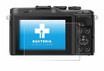 Image de l'appareil Olympus PEN E-PL10 avec une grande variété de protections d'écran.