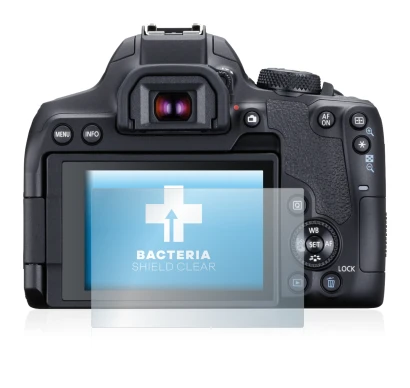 Image de l'appareil Canon EOS 850D avec une grande variété de protections d'écran.