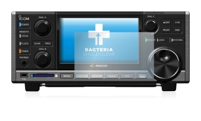 Image de l'appareil Icom IC-R8600 avec une grande variété de protections d'écran.